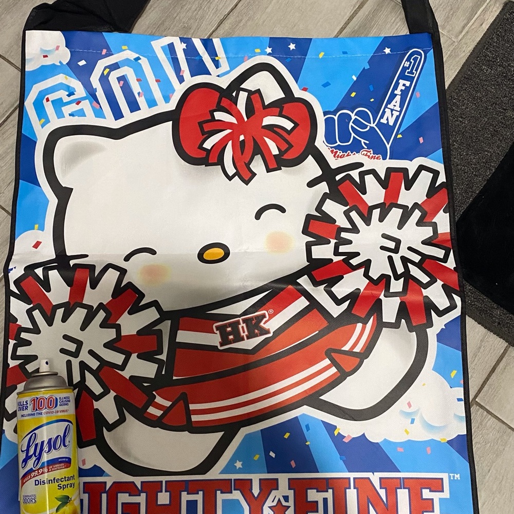 Mighty Fine Barbie/Hello Kitty 30" Tall x 24" Wide Giant Con Bag Tote
